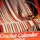 Crochet calendar House of White Birches 1994 12 patterns doilies home decor afghans.
