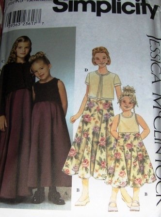 junior bridesmaid patterns