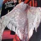 Vintage Shawls Wraps Leisure Arts 73 More Shawls to Knit and Crochet pattern Grapevine Filet, Ripple