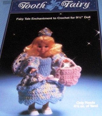 Tooth Fairy Doll Fibre Craft Crochet Doll Pattern Uses worsted weight yarn