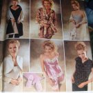 Camisole Tap Pants Shrug Wrap Robe Slippers Sewing Pattern Simplicity 9961 Size XXS to Small 4-12