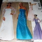McCall's 3056 Prom Gown Sewing Pattern  Evening Bustier Skirt Shrug Sizes 14,16,18 uncut