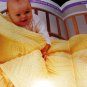 Aran Afghan Herrschners Magazine Crochet Patterns July August 1990 Edgings Baby Crayon Sweater