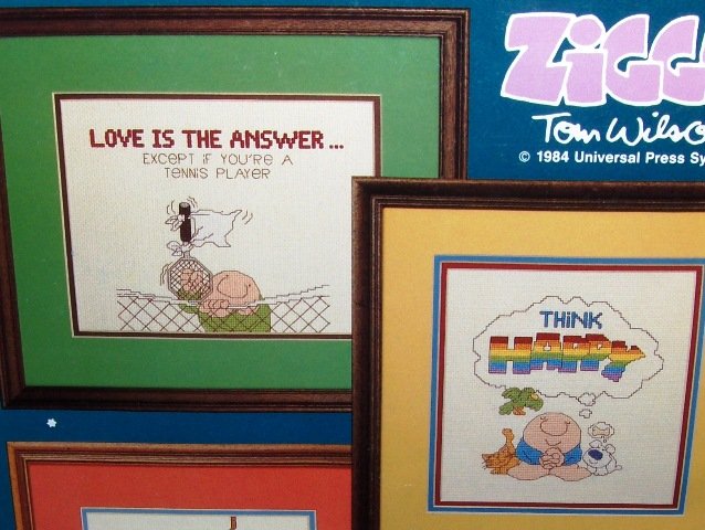 Ziggy Designs Counted Cross Stitch Pattern Cartoon Charts By Tom Wilson 8551