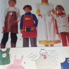Children's Apron Pattern Pinafore Chefs Simplicity Sewing Crafts 7875 Applique
