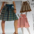 Skirt Pattern With Bow Tie Belt McCall's Sewing Pattern 5390 size 14 16 18 20 Full skirt