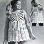 Retro Hippie Crochet Knitting Pattern Poncho Mini Dress Hot Pants Cape Jack Frost Gypsy