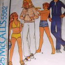 Girls Boys Swimsuit Pants Top pattern McCall's 5562 Stretchable Knits Size 8