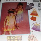 Toddler's  Summer Dress, Bloomers and Headband Sewing Pattern McCall's 2779 Size 1, 2, 3