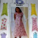 Butterick Sewing Pattern B4435 Girl's Dress with hem variations sizes  12 14 16