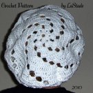 Crochet Pattern Instructions Food Snood Hairnet Cover for Food Service Workers Lunch Ladies LaStade