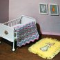 Petite Needlecraft Doll House Miniatures Crochet Bedspreads, doilies, Rugs, Pillows Pattern