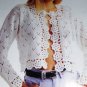 Magic Crochet Pattern Magazine Number 95 April 1995 Doilies, Knit and Crochet Top, Tablecloth