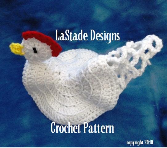 Chicken Pot Holder Hot Pad PDF Crochet Instructions Pattern LaStade