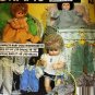 McCall's 8872 Doll Clothes Wardrobe Sewing Pattern for baby dolls in three sizes small medium large