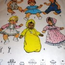 Simplicity 7208 Vintage Doll Clothing Sewing Pattern Sizes Small Doll 13 - 14 Inch