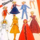 Simplicity 6363 Fashion Doll Sewing Pattern Doll clothes for Bridal Gown, Dress, Cape
