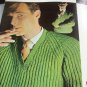 Retro Men's Classic Sweater and Vest 1960's Diamond Yarn Knitting Pattern