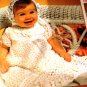 Christening Gown Irish Crochet Pattern Leisure Arts 191 Baby's Best