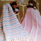 Baby Afghans to Knit and Crochet Pattern Leisure Arts 64