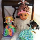 Little Girl's Princess Cinderella Doll Hat Crochet Pattern