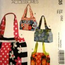 Sewing Pattern Large Bags Purses Carry-Alls Totes McCall's 6335 Fashion Accessories