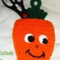 Fat Carrot Kitchen Scissors Holder PDF Crochet Instructions Pattern LaStade Designs
