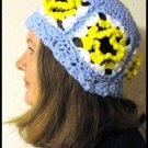 PDF Crochet Pattern Pretty Petals Hat and Scarf Set by LaStade Designs