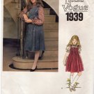Little Vogue 1939 Uncut Sewing Pattern Jumper and blouse size 8 model Brooke Shields