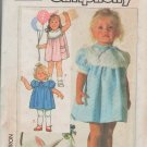 Simplicity 7354 Toddler Child Girl Dress Sewing Pattern Size 2,3,4
