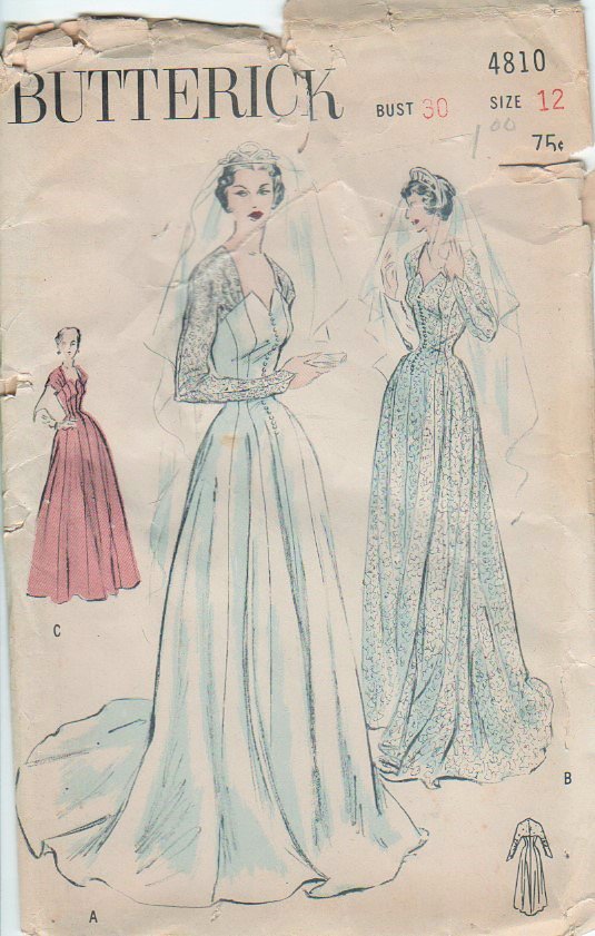 butterick wedding patterns