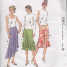Kwik - Sew 3109 Misses' Skirt ruffles flare Sewing Pattern Size XS - XL