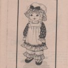VINTAGE Uncut Mail Order Pattern 792, Approximately 25" Tall Stuffed, Rag Doll, Dress and Pantaloons