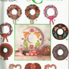 Simplicity 9311 Classic Holiday Wreaths Sewing Pattern Christmas