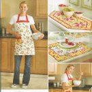 Simplicity 2691 APRON, Table Runner, Place Mats SEWING PATTERN Uncut