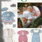 Simplicity 7413 Baby Doll Clothes sewing pattern for 20 inch doll