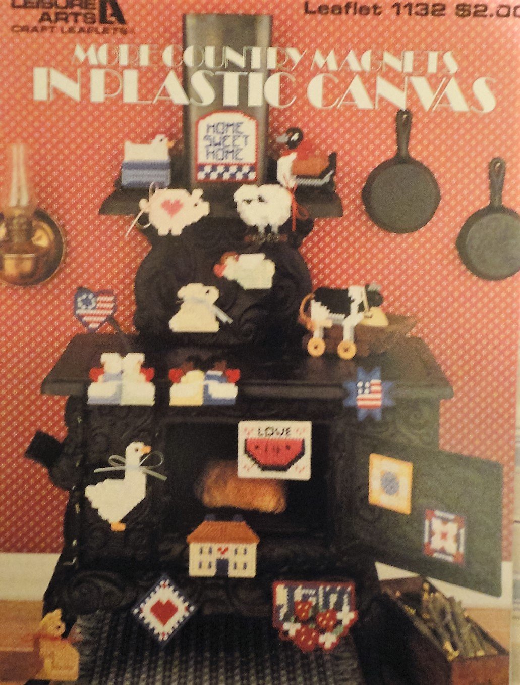 Plastic Canvas Pattern More Country Refrigerator Magnets Leisure Arts 1132