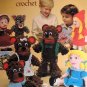 Leisure Arts 242 Story Book Puppets to Crochet Pattern designed by Judy Bolin