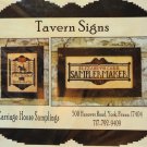 Carriage House Samplings Tavern Signs Cross Stitch Chart
