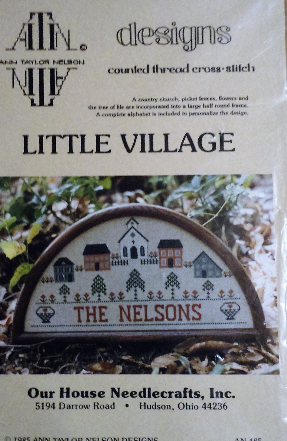 Little Village Sampler Cross Stitch from Ann Taylor Nelson Designs