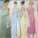 Butterick 4823 Misses evening, prom gown & stole Size 12, 14, 16