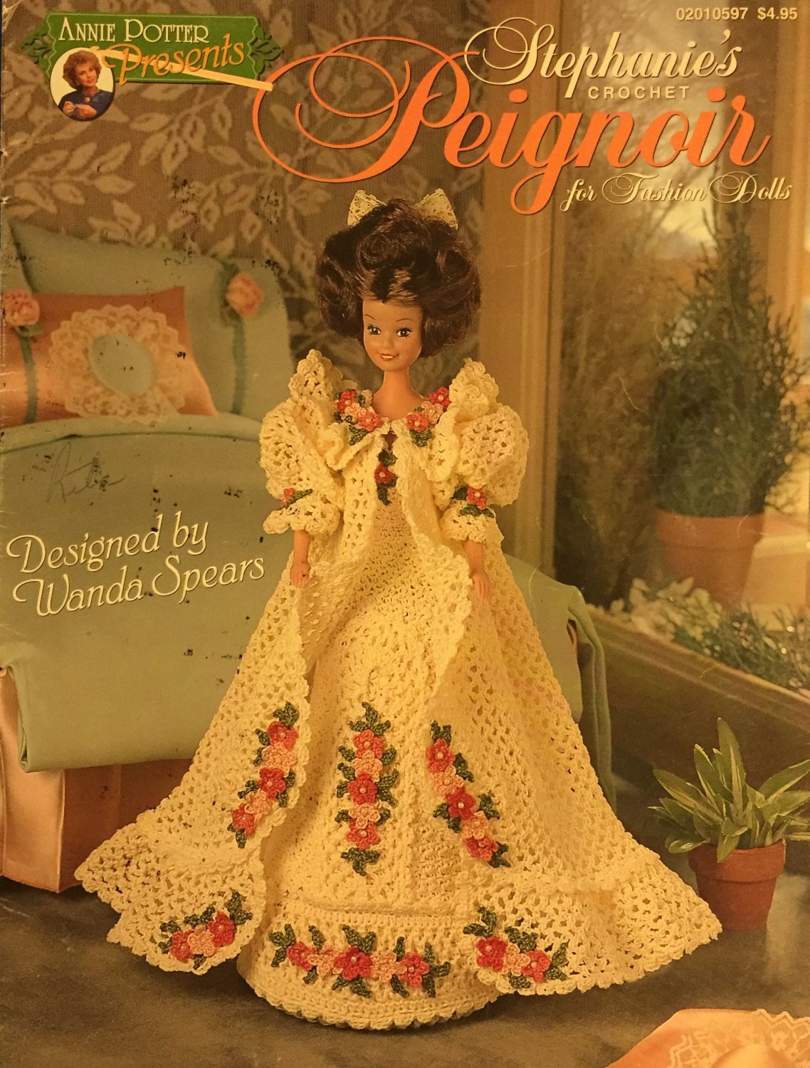 Annie Potter Presents Stephanie's Peignoir for Fashion Dolls Crochet Pattern