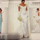 Bellville Sassoon Vogue 2385 Sewing Pattern Bridal or Evening Gown size 8, 10, 12