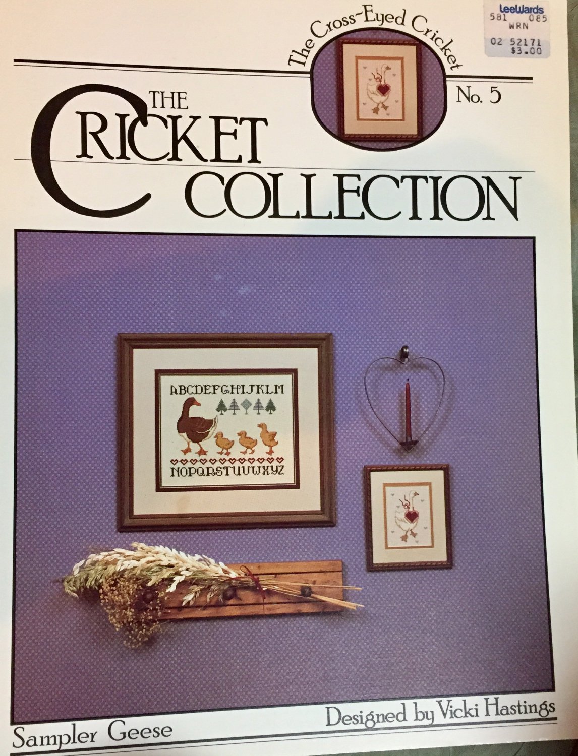 The Cricket Collection #5 Sampler Geese cross stitch pattern
