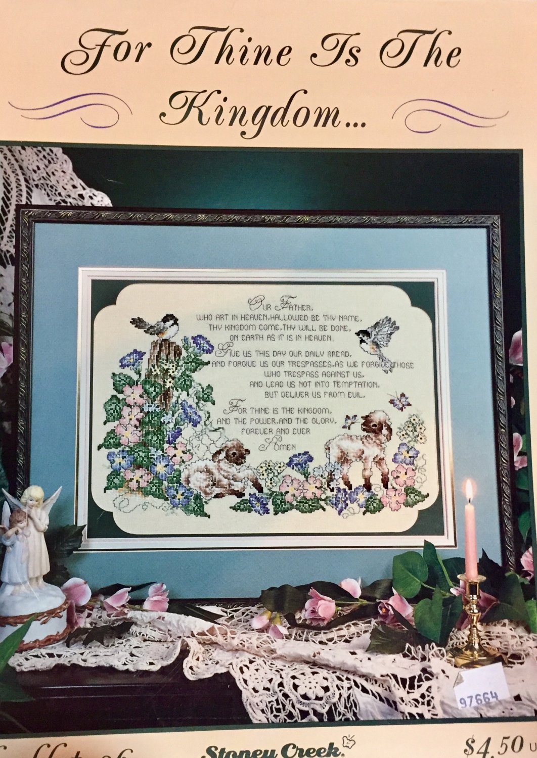 Stoney Creek Cross Stitch Book 36 Thine is the Kingdom Lord's Prayer