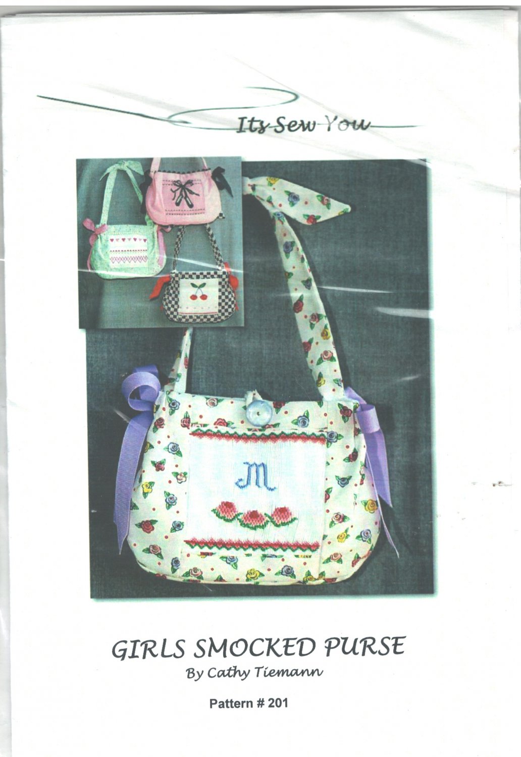 Girls Smocked Purse Sewing Pattern Cathy Tiemann