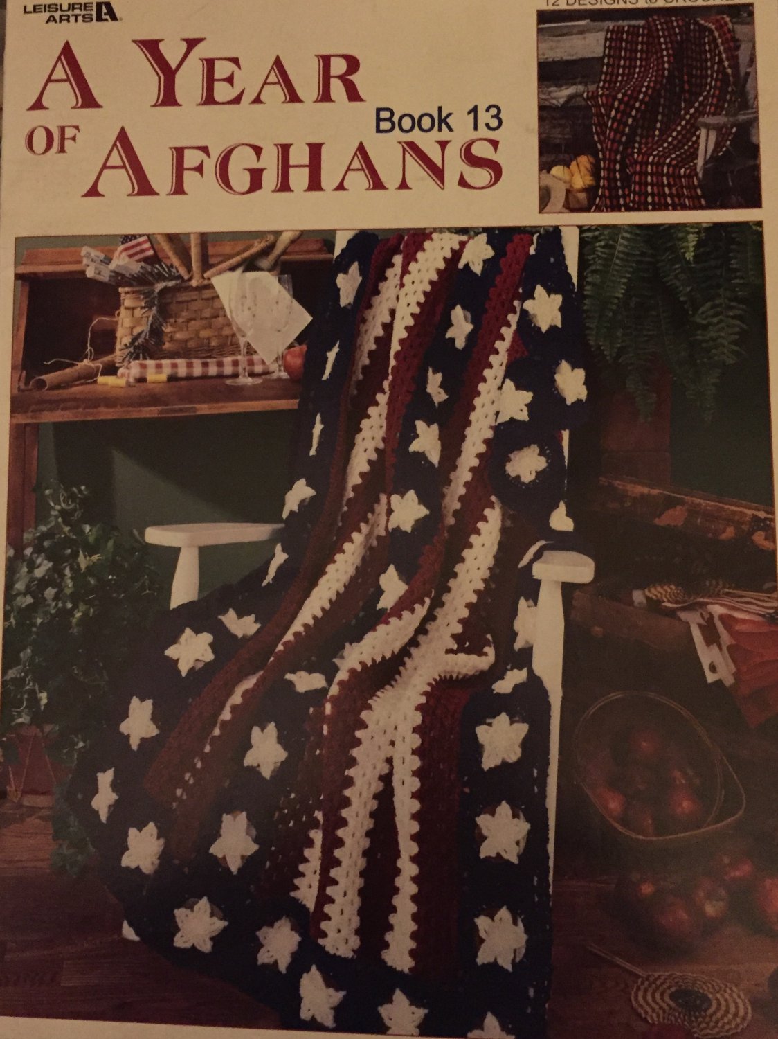 A Year of Afghans Book 13 Crochet Pattern Leisure Arts 3324