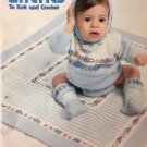 Baby Layettes Crochet Knit  Pattern Leisure Arts Leaflet 125 By Marion Graham