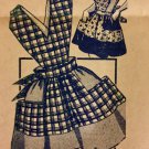 Vintage Mail Order American Weekly 7317  1950's Apron Sewing Pattern