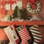 Plastic Canvas Christmas Projects  Leisure Arts 153 Christmas Stockings ornaments Wreath